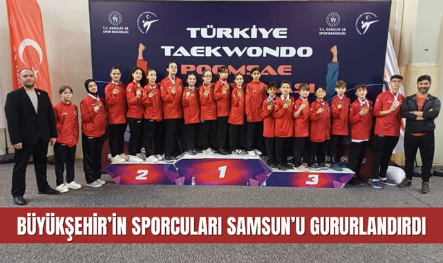 Büyükşehir'in Sporcuları Samsun'u Gururlandırdı!