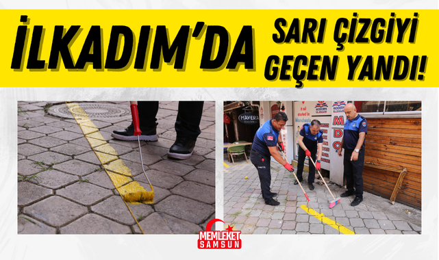 İlkadım'da Sarı Çizgiyi Geçen Kafeciler Yandı!