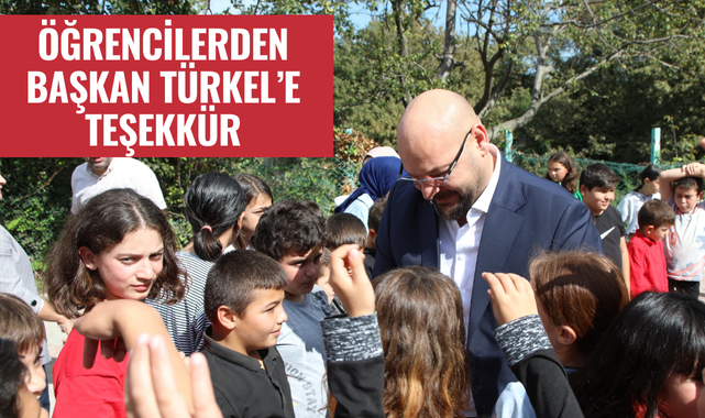 ÖĞRENCİLERDEN BAŞKAN TÜRKEL'E TEŞEKKÜR!